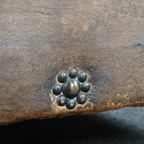 Antieke Schapenleren Fauteuil, Vol Patina thumbnail 13