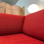 Leolux Faya Lobi Hoekbank + Hocker (rood) – Np: €8.000 thumbnail 5