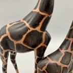 Set Vintage Houten Giraffen thumbnail 4