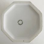 Vintage Achthoekige Limoges Vaas Porselein Wit thumbnail 5