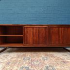 Vintage Palissander Lowboard, Deens Design Van Mørke Møbelfabrik, Jaren 60 thumbnail 7