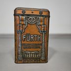 Rare Vintage Fürth Vintage Candy / Cookies Box France 1940S thumbnail 12