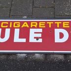 Zeer Groot Emaille Bord Boule D'Or Cigarette Uit 1952. thumbnail 2