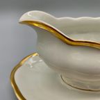 Koenigszelt Vintage Sauskom Sauciere Roomwit/goud thumbnail 5