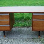 Vintage Houten Bureau Huizenga thumbnail 2