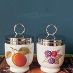 Royal Worcester Vintage Set Coddlers Eierkokers thumbnail 2