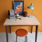 Retro Vintage Bureau, Desk Met Ladeblok, Bureautje thumbnail 20