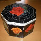 3 X Mooie Vintage Blikken Rond Bloemen Design thumbnail 17