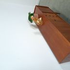 Teak Fineer Dressoir Met Lades Uit Zweden thumbnail 16