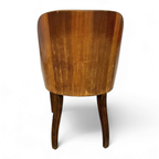 8 X De Coene Frères Chairs By Kortrijkse Kunstwerkstede Art Deco 1930s thumbnail 11