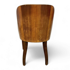 8 X De Coene Frères Chairs By Kortrijkse Kunstwerkstede Art Deco 1930S thumbnail 11