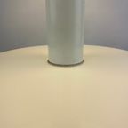 Large Mid-Century Fully White Acrylic Mushroom Table Lamp Xl 1970 thumbnail 6