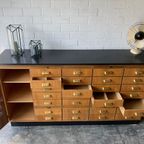 Vintage Mid-century Apotheekkast,apothekerskast,ladenkast thumbnail 11