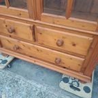 Grenen Ladekast Vitrine Kast thumbnail 4