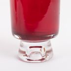 Mid-century Reijmyre Red Glass Vase Designed By Monica Bratt, 1950’s thumbnail 6