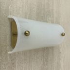 Vintage Lucite And Brass Wall Lamp ,1970S thumbnail 5