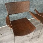 3X Vintage Yuzuru Yamakava Rap Chairs, Walnut Rattan thumbnail 20