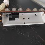 Vintage Wandlamp Bedlamp Metaal Bruin thumbnail 3