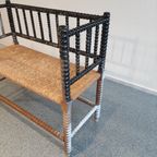 Bobbin Bench Seat With Arm Rests thumbnail 8