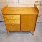 50's Vintage Commode Berkenhout Kast Dressoir Jaren 50 thumbnail 2