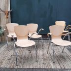 4 / 6x Bingo Eetkamerstoel Vlinderstoel Retro Design Stoelen thumbnail 14