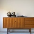 Vintage Houten Dressoir Met 3 Lades En 2 Deurtjes thumbnail 8