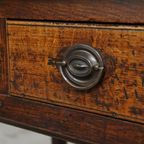 Zeer Mooie Eind 18e Eeuwse Engelse Sidetable thumbnail 11