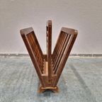 Artdeco Amsterdamse School Stijl Antieke Krantenbak Rek thumbnail 4