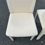 Set Van 4 Italiaanse Stoelen Arper Leder thumbnail 11