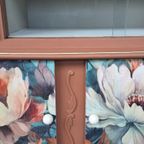 Kastje, Klein Dressoir, Vitrinekast, Commode, Gerestyled thumbnail 7