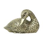 Eenden Beeld Verzilverd Messing Mauro Manetti Stijl Sculptuur thumbnail 10