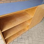 Vintage Schoolkast Room Divider Boekenkast thumbnail 5