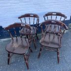 Set Van Vier Stevige Cafestoelen thumbnail 5