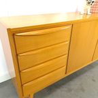 Fineer Dressoir Met Lades En Houten Handgrepen, Tv Meubel thumbnail 14