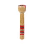 Grote Kokeshi Pop Xl Formaat Handgeschilderd Hout Japan Showa 48Cm thumbnail 9