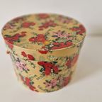 Oude Vintage Karton Hoedendoos Hoededoos Fifties Jaren 50 thumbnail 4