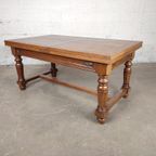 Uitschuifbare Eikenhouten Tafel thumbnail 7