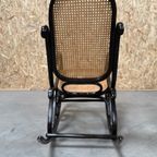 Jaren '60' Michael Thonet Schommel Stoel thumbnail 15