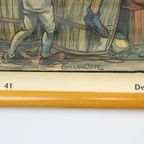 Educatieve Oude Schoolplaat Vaderlandse Geschiedenis De Hervorming Hagepreek 94X65Cm thumbnail 5