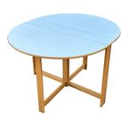 Vintage Ronde Scandinavische Opklapbare Eettafel Design thumbnail 23