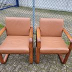 Set Van 2 Fauteuils - Burkhart Vogtherr Voor Rosenthal - Type Hombre Arm Chairs thumbnail 9