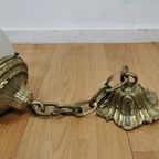 Vintage Brocante Hollywood Regency Hanglamp, Plafond Lamp 72 thumbnail 6