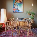 Vintage Rotan Set - Bohemian Interieur/Tuinstoelen thumbnail 5