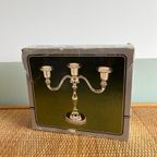 Zilveren Kandelaar Verzilverd - The Mayfair Collection thumbnail 3