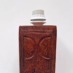 Embossed Leather Table Light, 1970S thumbnail 6