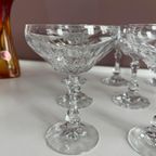 Set Van Negen Loodkristallen Champagne Coupes thumbnail 2