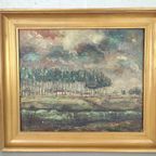 H. Bekaert - Landschap Schilderij thumbnail 5