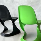 Casalino Eetkamerstoelen 43X Vintage Zwart Groen Prijs P/St thumbnail 4