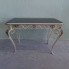 Vintage Jaren 50 Smeedijzeren Salontafel (Gardentable) thumbnail 7