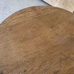Grote Ronde Wabi Sabi Eiken Salon Tafel, Reliving thumbnail 5